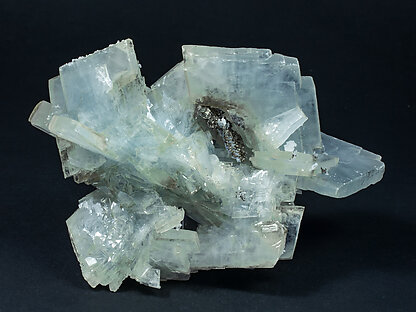 Baryte with Pyrite and Quartz.