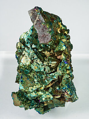 Chalcopyrite with Quartz. Side