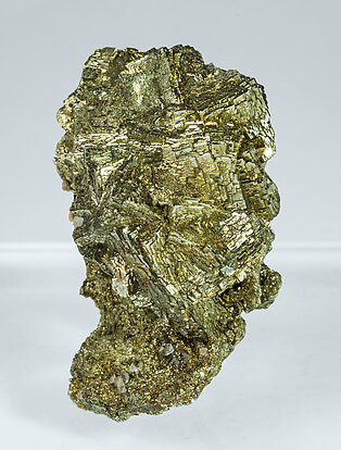 Pyrite with Calcite. Front