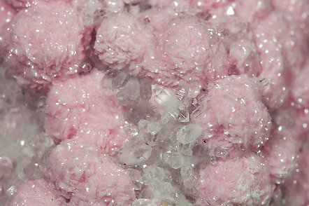 Rhodochrosite with Quartz. 