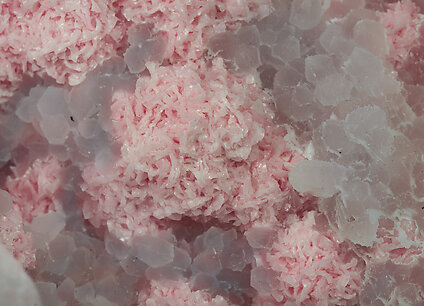 Rhodochrosite with Quartz. 