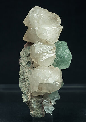 Cerussite with Fluorite.