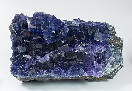 Fluorite with Calcite. 