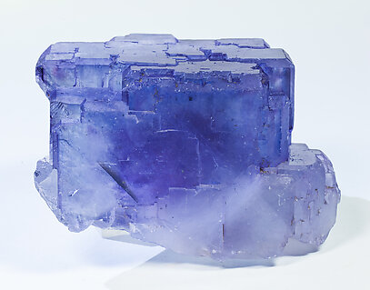 Fluorite. Front with light behind