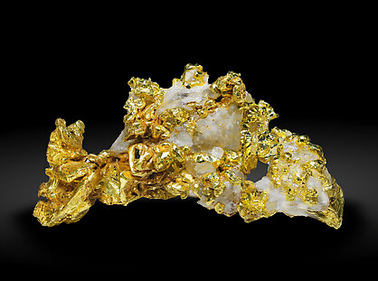Oro con Cuarzo. Vista frontal / Foto: Joaquim Callén