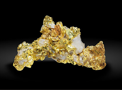 Gold with Quartz. Rear / Foto: Joaquim Calln