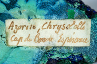 Azurite with Malachite and Chrysocolla