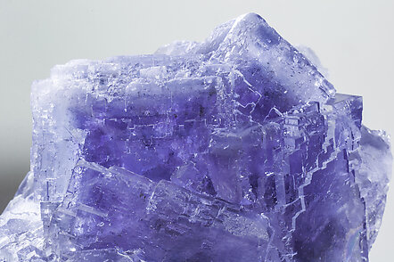 Fluorite. Light behind