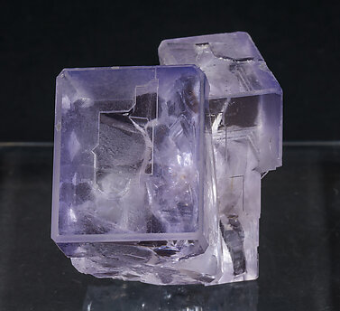 Fluorite with Quartz. Side