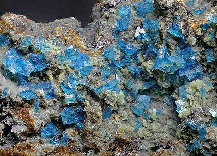 Liroconite. Detail / Photo: Joaquim Calln