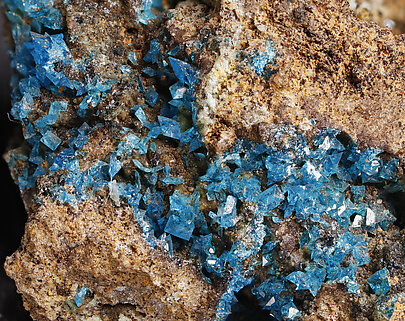 Liroconite. Detail / Photo: Joaquim Calln