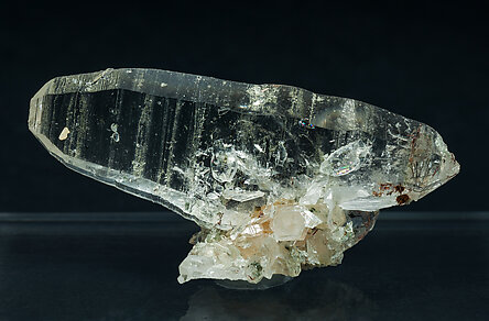 Quartz with inclusions. Rear