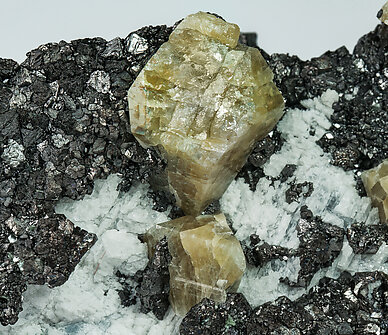 Scheelite with Magnetite and Dolomite. 