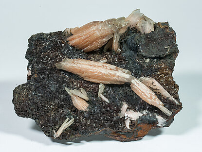 Baryte with Goethite. Side