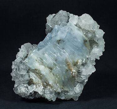 Baryte with Quartz. Front