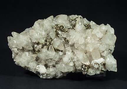 Calcite with Pyrite. 