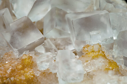 Fluorite with Quartz. 