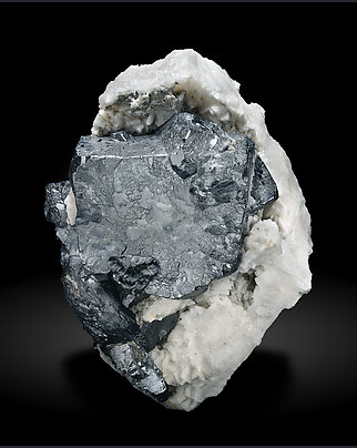 Galena with Dolomite. Front / Photo: Joaquim Callén