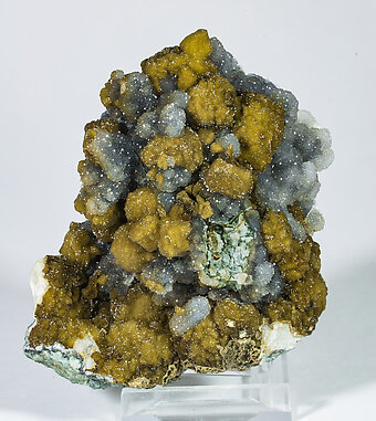 Siderite on Galena and with Quartz.