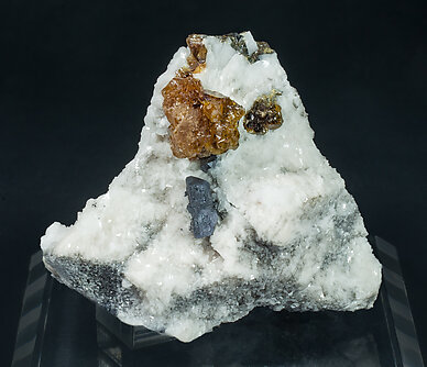 Sphalerite with Galena and Dolomite.