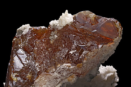 Sphalerite with Dolomite. Detail / Photo: Joaquim Calln