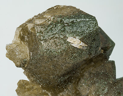 Quartz with Chlorite, Anatase and Rutile. 