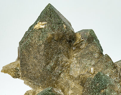 Quartz with Chlorite, Anatase and Rutile. 