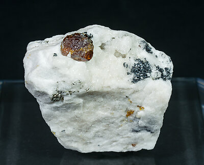 Dufrenoysite with Sphalerite and Pyrite.