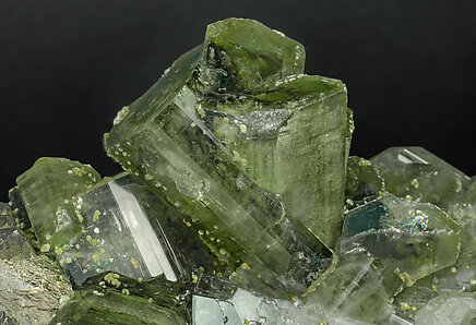 Fluorapatite with Arsenopyrite and Siderite. 