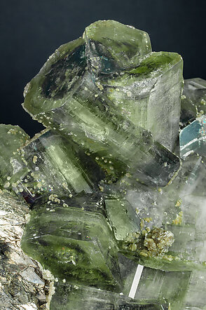 Fluorapatite with Arsenopyrite and Siderite. 