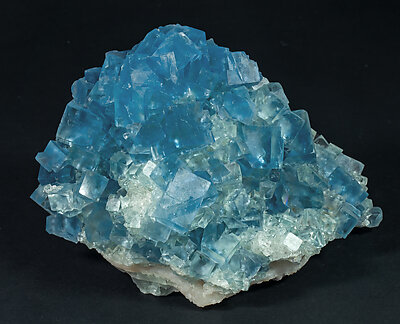 Fluorite with Quartz.