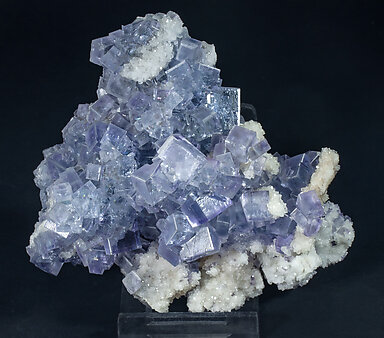 Fluorite with Quartz.