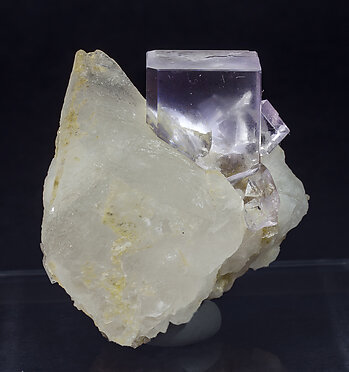 Fluorite with Calcite.