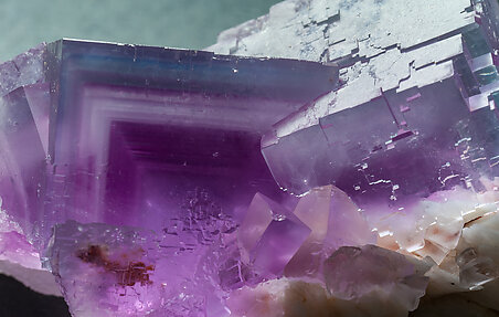 Fluorite with Baryte. 