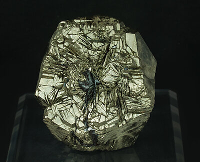 Pyrite with Hematite. Rear