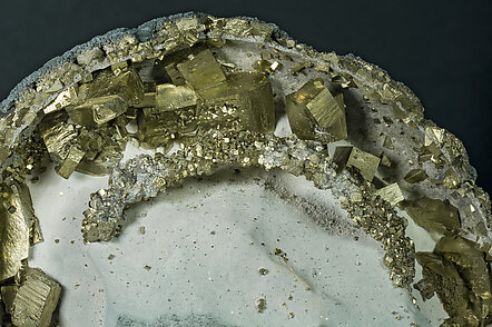 Pyrite. Detail