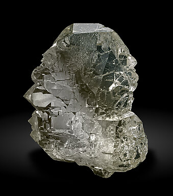 Quartz (variety smoky and gwindel).