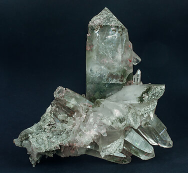 Quartz with Chlorite inclusions.