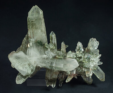 Quartz with Chlorite inclusions. Front