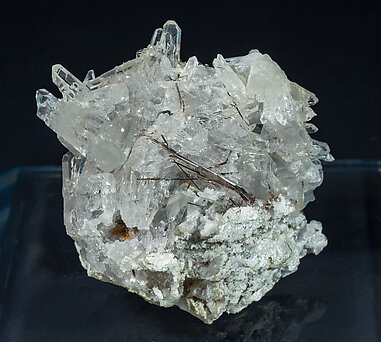 Rutile with Quartz. 