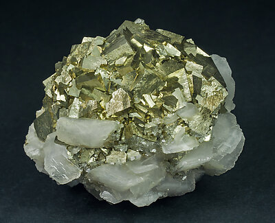 Pyrite with Calcite and Dolomite.
