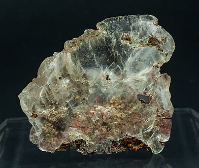 Gypsum (variety selenite) with Copper inclusions.