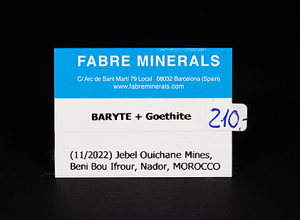 Baryte with Goethite