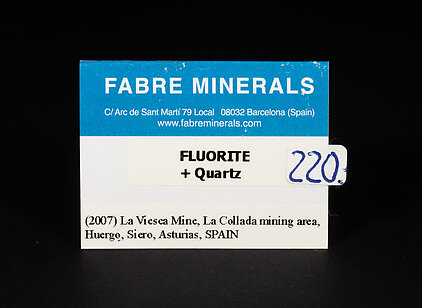 Fluorite with Quartz