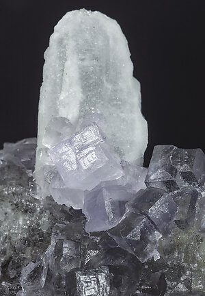 Fluorite with Baryte. 