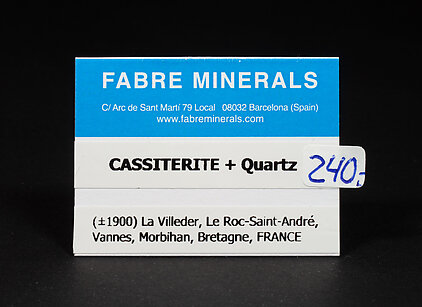 Cassiterite with Quartz