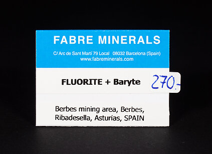 Fluorite with Baryte