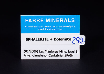 Sphalerite with Dolomite