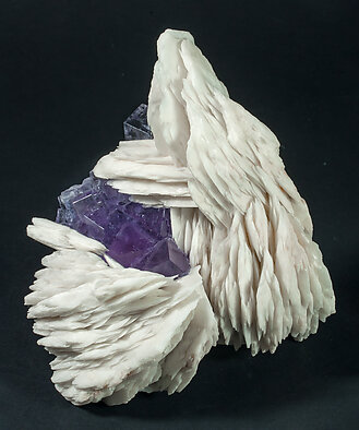 Baryte with Fluorite.