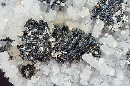 Chalcostibite on Quartz and with Dolomite. 